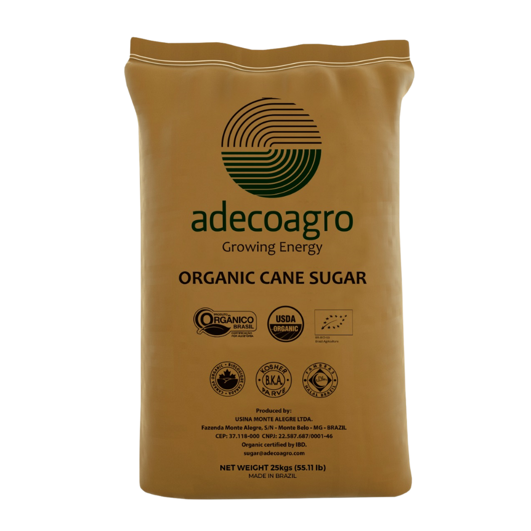 Certified organic cane sugar